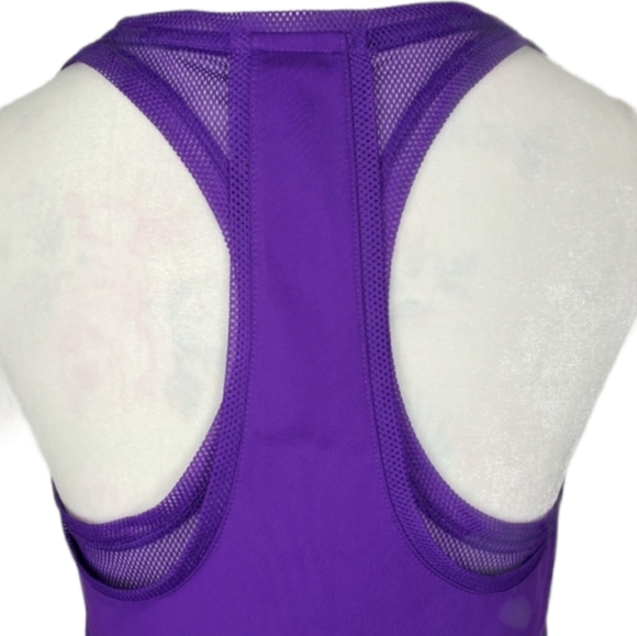 Fabletics "Mosa" Amethyst Layered Mesh Tank - Picture 6 of 13